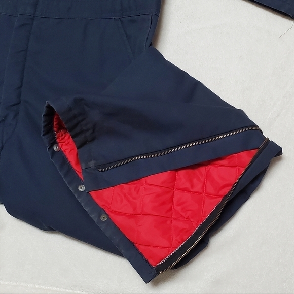 Vintage Wrangler Big Ben Navy Red Quilted Insulated Coveralls USA Made Medium - Picture 8 of 16